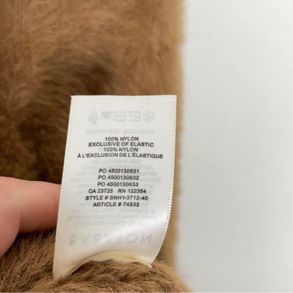 BABATON x ARITZIA Kuma Eyelash Fluffy Sweater Tan {B29} - Picture 5 of 5